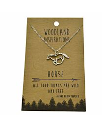 Woodland Horse Necklace