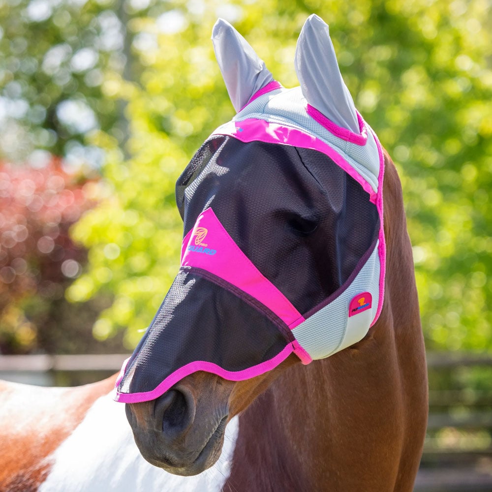 Shires Equestrian Air Motion Fly Mask with Ears and Nose