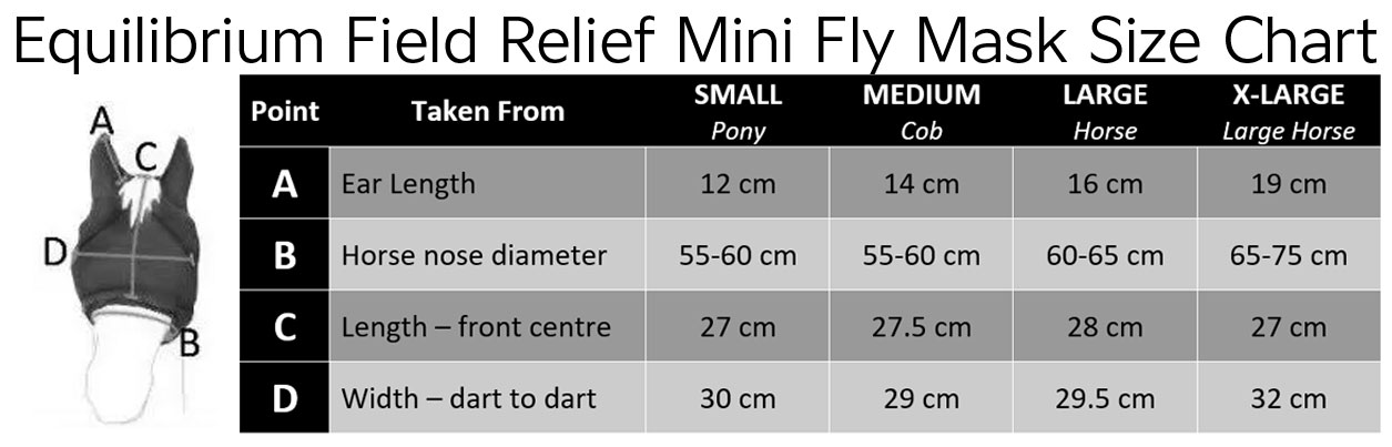 Equilibrium Field Relief Midi Size Chart