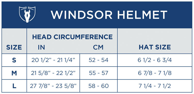 Tipperary Windsor Size Chart